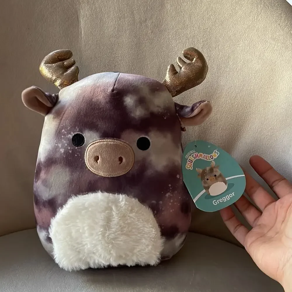 Squishmallows Greggor The Moose Stuffed Animal Plush Toy NWT 10”
